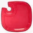 Wine and Snack Tray with Drink Holder — view 10