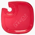 Wine and Snack Tray with Drink Holder — view 5