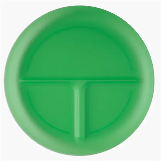 Portion Plate, 10" 3-Compartment Polypropylene — view 11