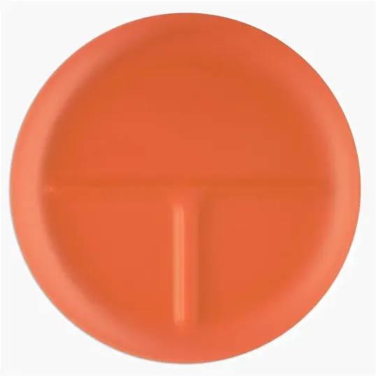 Portion Plate, 10" 3-Compartment Polypropylene — view 13