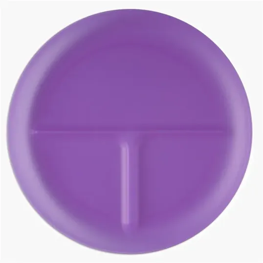 Portion Plate, 10" 3-Compartment Polypropylene — view 14