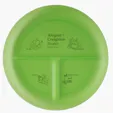 Portion Plate, 10" 3-Compartment Polypropylene — view 5
