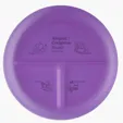 Portion Plate, 10" 3-Compartment Polypropylene — view 7