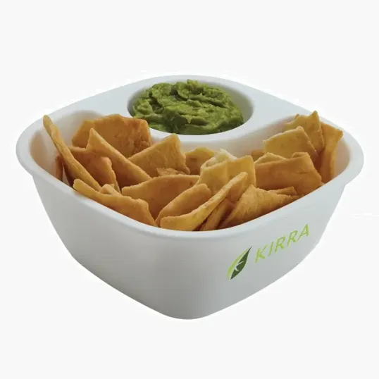 Dip-It Two-Compartment Snack Bowl