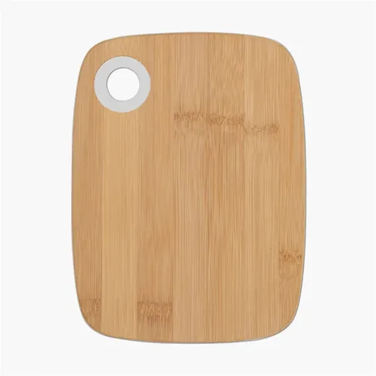 Small Bamboo Cutting Board with Silicone Ring — view 10