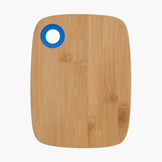 Small Bamboo Cutting Board with Silicone Ring — view 7