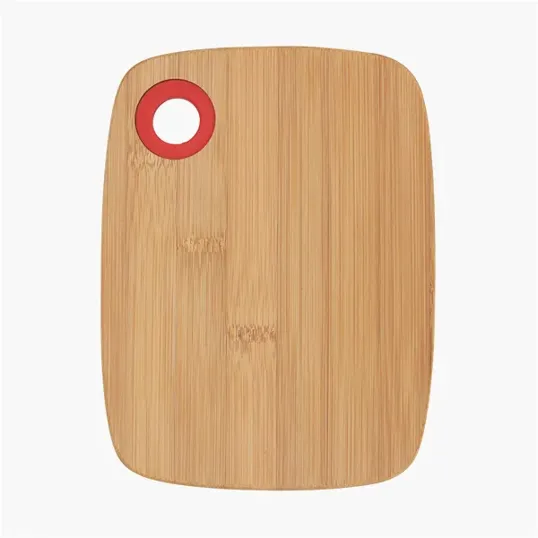 Small Bamboo Cutting Board with Silicone Ring — view 9