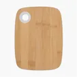 Small Bamboo Cutting Board with Silicone Ring — view 10
