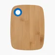 Small Bamboo Cutting Board with Silicone Ring — view 7