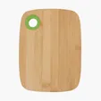 Small Bamboo Cutting Board with Silicone Ring — view 8
