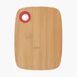 Small Bamboo Cutting Board with Silicone Ring — view 9