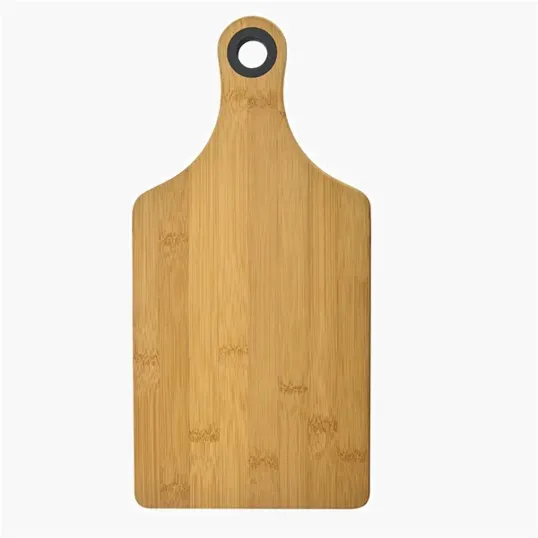 Bamboo Charcuterie Cheese Board with Silicone Ring — view 2