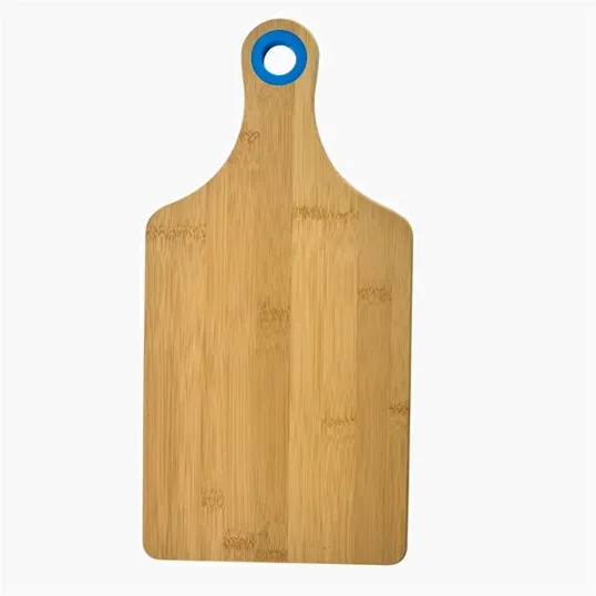 Bamboo Charcuterie Cheese Board with Silicone Ring — view 3