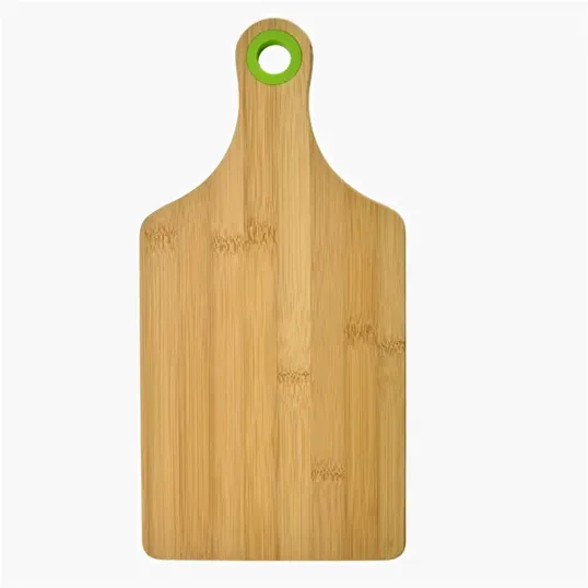 Bamboo Charcuterie Cheese Board with Silicone Ring — view 4