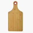 Bamboo Charcuterie Cheese Board with Silicone Ring — view 5
