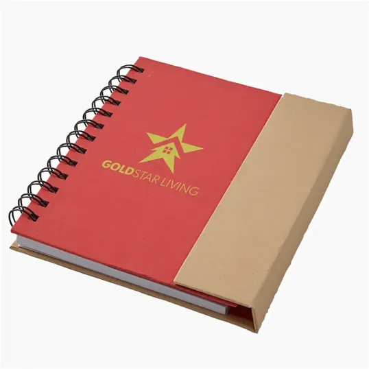Eco Magnetic Notebook with Sticky Notes & Pen — view 4