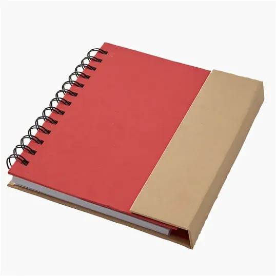 Eco Magnetic Notebook with Sticky Notes & Pen — view 8