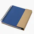Eco Magnetic Notebook with Sticky Notes & Pen — view 6