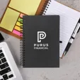 Bonded Leather Spiral Notebook with FSC® Recycled Paper