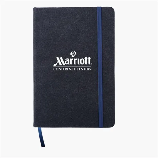 Suede Fabric Hardbound Journal Notebook — view 3