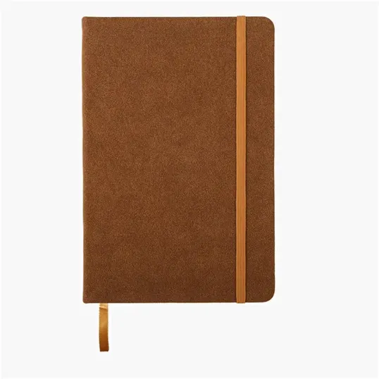 Suede Fabric Hardbound Journal Notebook — view 6