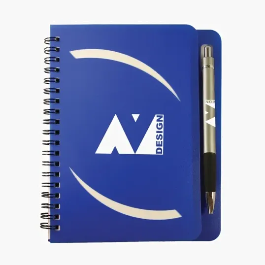 Huntington Spiral Notebook with Pen, 5" x 7" — view 3