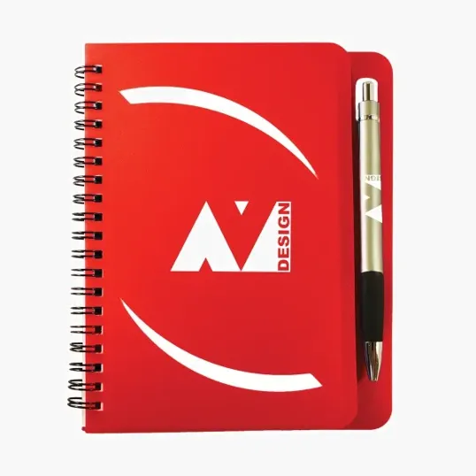 Huntington Spiral Notebook with Pen, 5" x 7" — view 9
