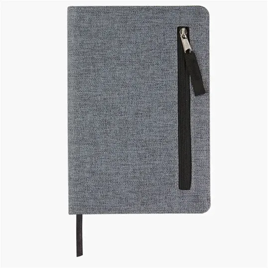 6" x 8" Zip-It Journal Notebook with Zippered Pocket — view 5