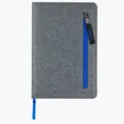 6" x 8" Zip-It Journal Notebook with Zippered Pocket — view 6