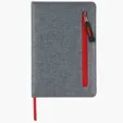 6" x 8" Zip-It Journal Notebook with Zippered Pocket — view 7