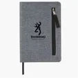 6" x 8" Zip-It Journal Notebook with Zippered Pocket — view 2