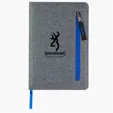 6" x 8" Zip-It Journal Notebook with Zippered Pocket — view 3
