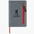6" x 8" Zip-It Journal Notebook with Zippered Pocket — view 4