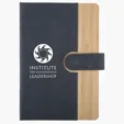 Bamboo Journal with Magnetic Closure and FSC® Paper — view 3