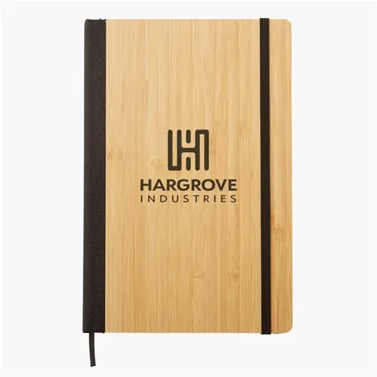 Bamboo Journal with RPET Back, 6" x 8"
