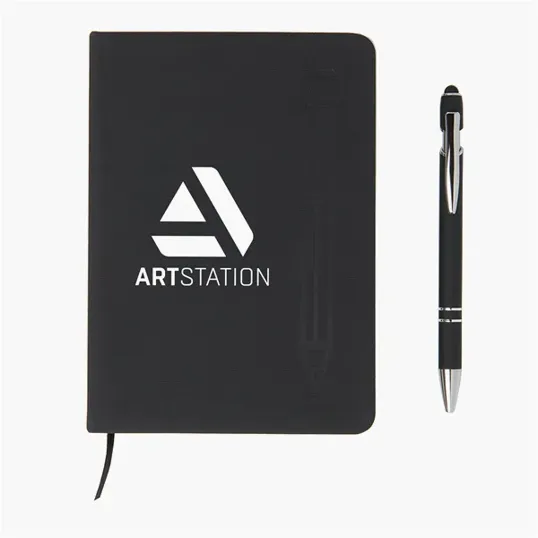 Magnetic Journal & Metal Pen Set — view 2
