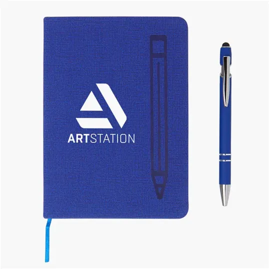 Magnetic Journal & Metal Pen Set — view 3