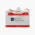 Deluxe School Kit Zippered Vinyl Pencil Pouch