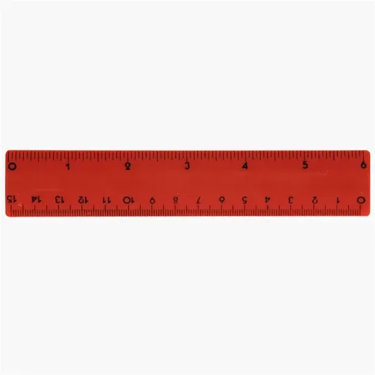 6" Plastic Ruler with Standard and Metric Scales — view 9
