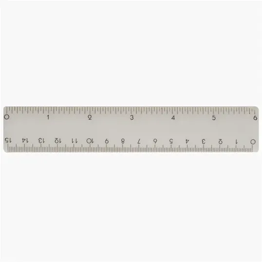 6" Plastic Ruler with Standard and Metric Scales — view 10