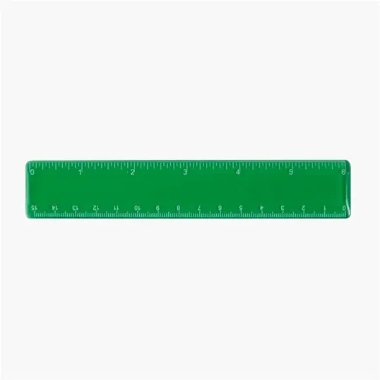 6" Plastic Ruler with Standard and Metric Scales — view 12