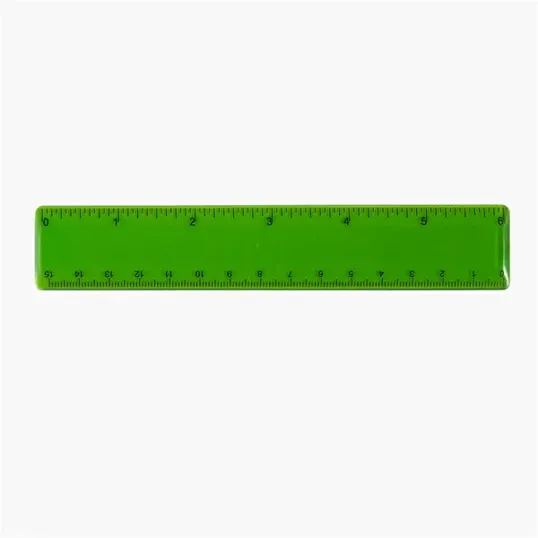 6" Plastic Ruler with Standard and Metric Scales — view 13