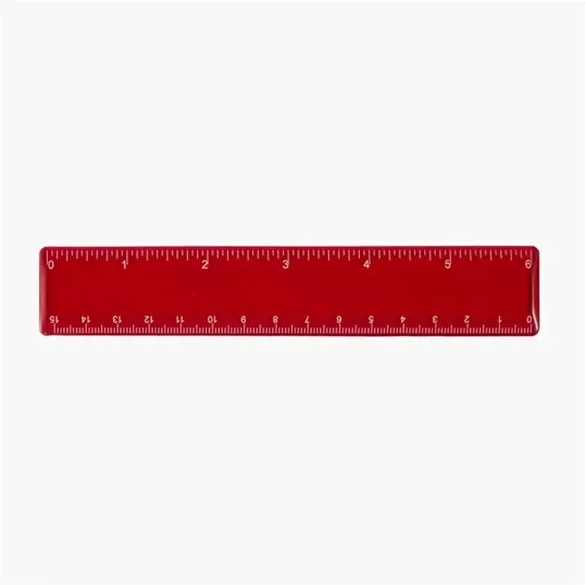 6" Plastic Ruler with Standard and Metric Scales — view 15