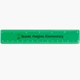 6" Plastic Ruler with Standard and Metric Scales — view 4