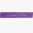 6" Plastic Ruler with Standard and Metric Scales — view 6