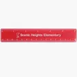 6" Plastic Ruler with Standard and Metric Scales — view 7
