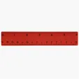 6" Plastic Ruler with Standard and Metric Scales — view 9