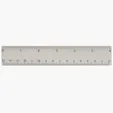 6" Plastic Ruler with Standard and Metric Scales — view 10