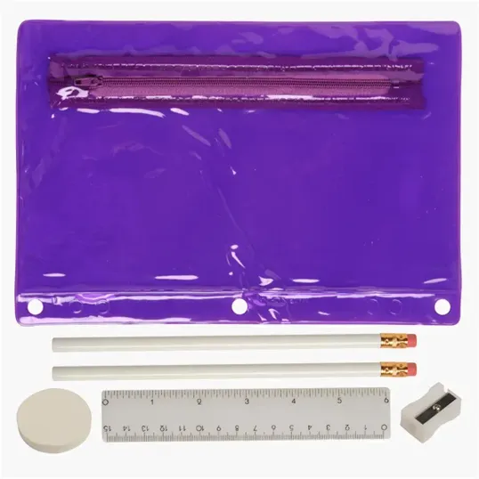 Translucent Deluxe School Kit Pencil Pouch — view 5
