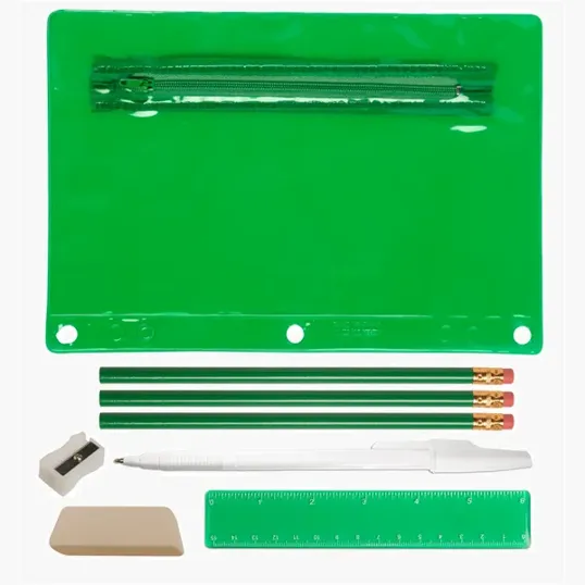 Academic School Kit with Translucent Vinyl Pouch — view 4